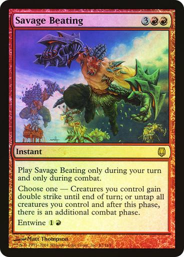Savage Beating [Foil] #67