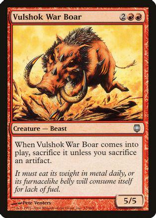 Vulshok War Boar [Foil]