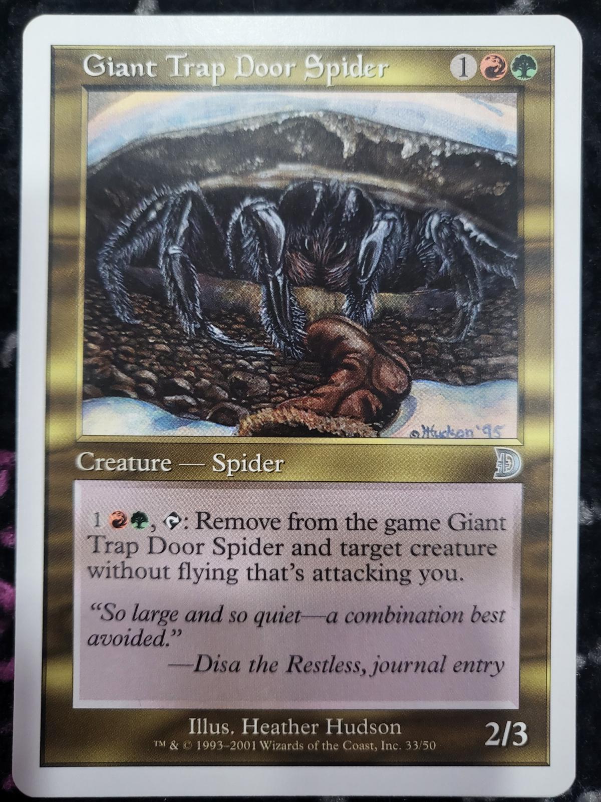 Giant Trap Door Spider