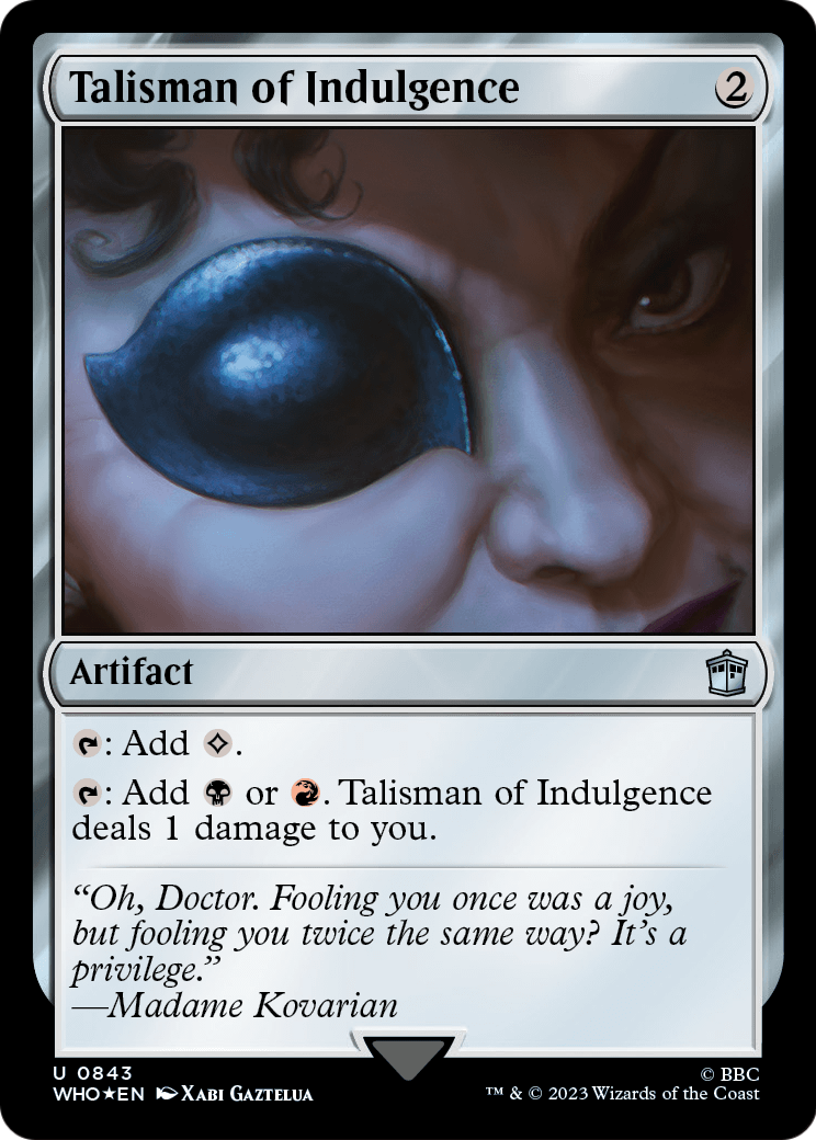 Talisman of Indulgence [Foil] #843