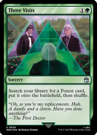 Three Visits [Foil] #826