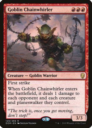 Goblin Chainwhirler [Foil] #129