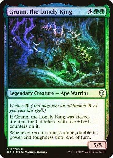 Grunn, the Lonely King [Foil] #165