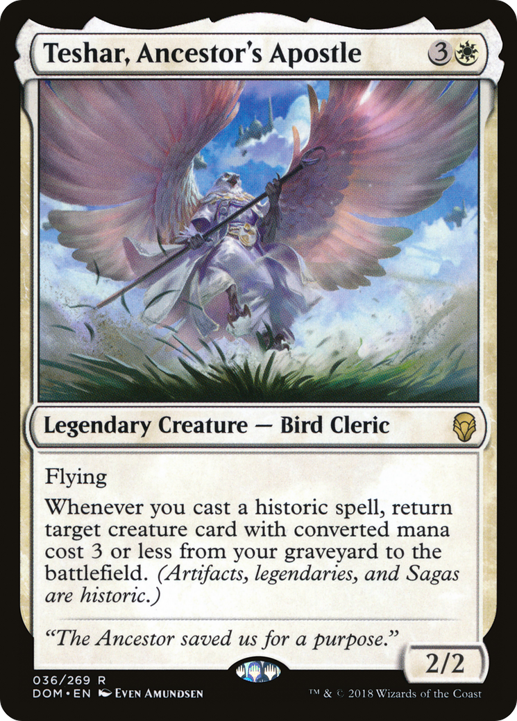 Teshar, Ancestor's Apostle [Foil]
