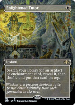 Enlightened Tutor [Borderless Foil] #412