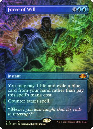 Force of Will [Borderless Foil] #418