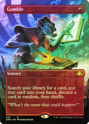 Gamble [Borderless Foil] #433