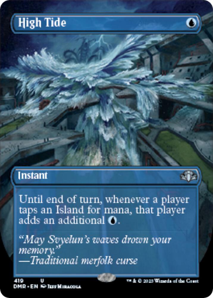 High Tide [Borderless Foil] #419