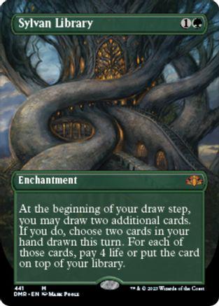 Sylvan Library [Borderless Foil] #441