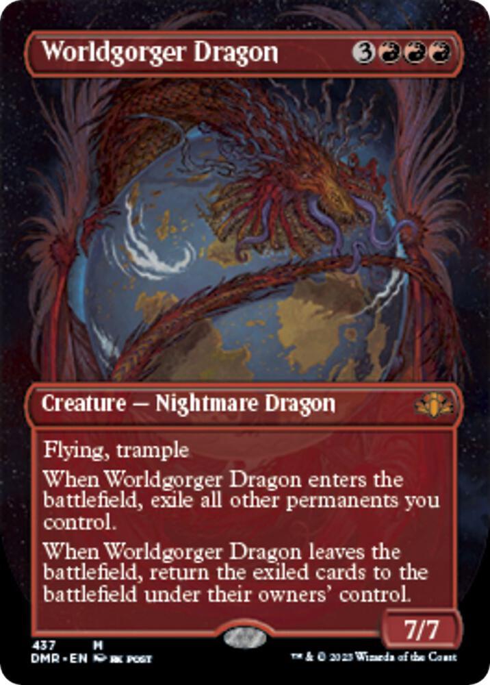 Worldgorger Dragon [Borderless Foil] #437