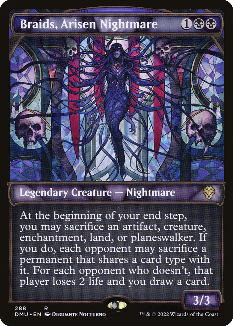 Braids, Arisen Nightmare [Showcase Foil] #288