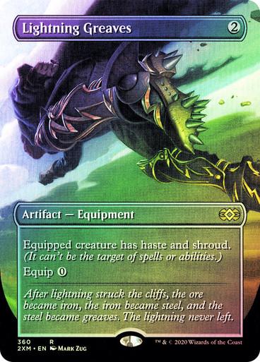 Lightning Greaves [Extended Art Foil] #360