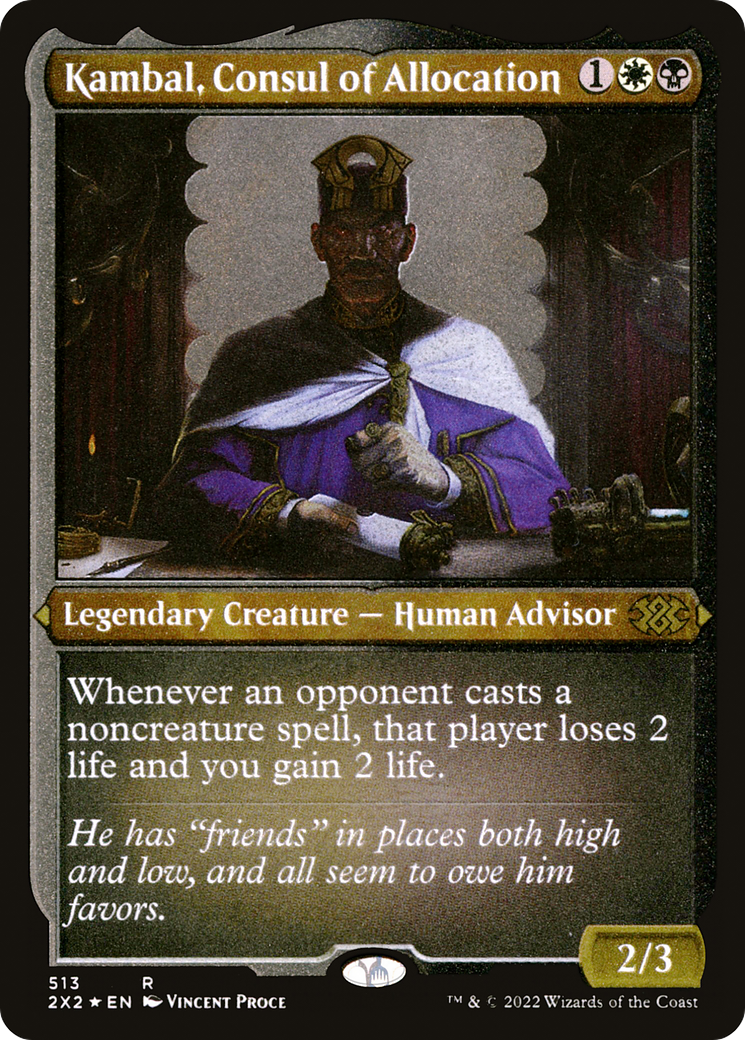 Kambal, Consul of Allocation [Foil Etched]