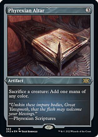 Phyrexian Altar [Foil Etched]
