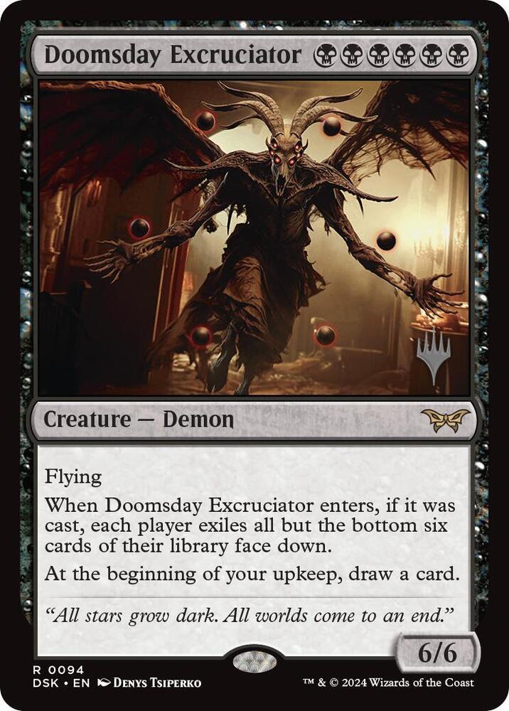 Doomsday Excruciator [Planeswalker Stamped] #94