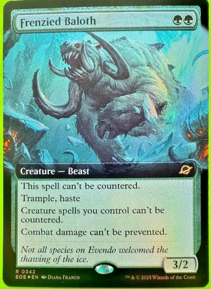 Frenzied Baloth [Extended Art Foil] #342