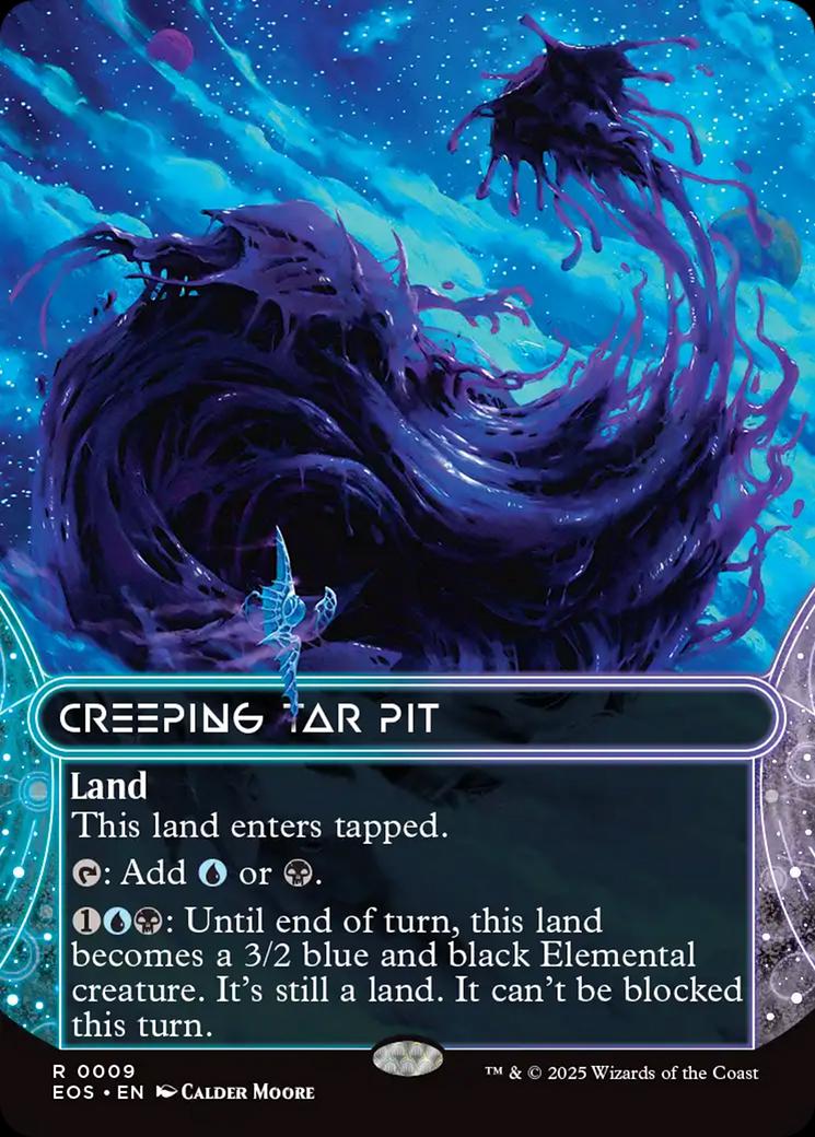 Creeping Tar Pit [Borderless Foil] #9
