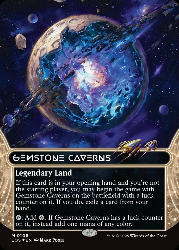 Gemstone Caverns [Galaxy Foil Borderless] #106
