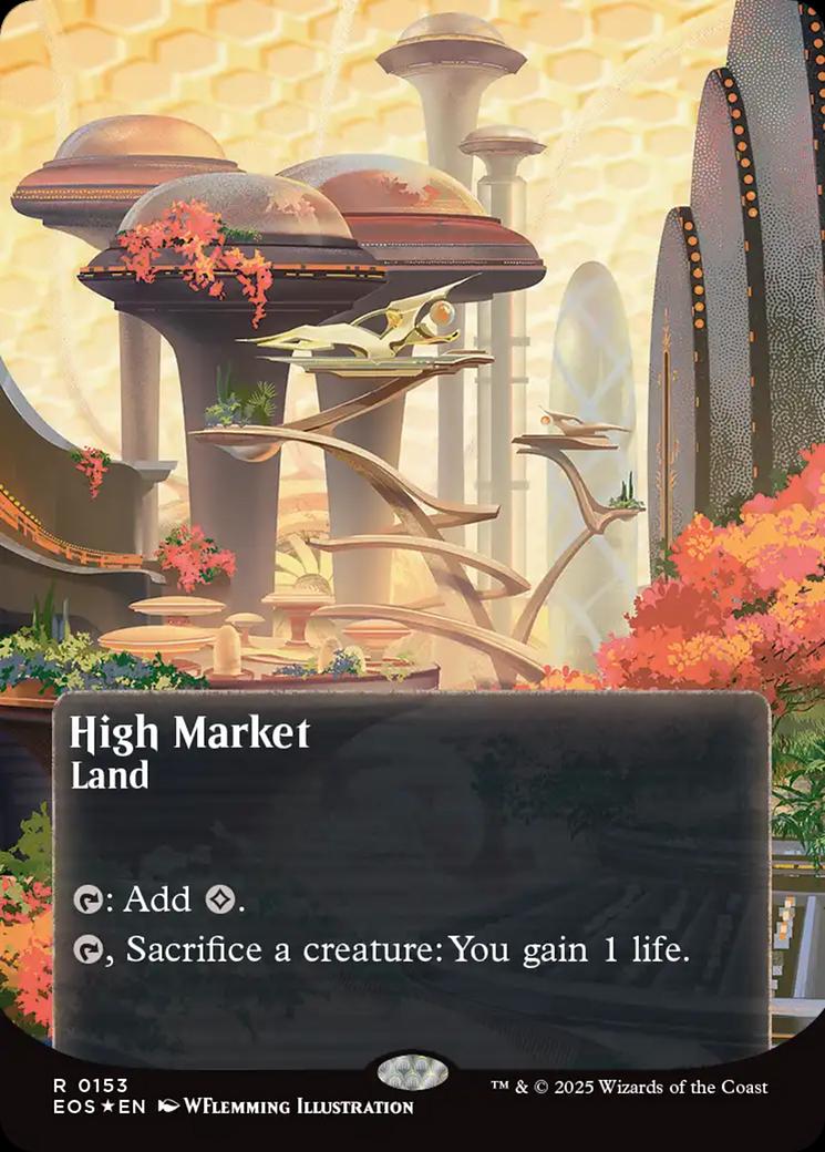 High Market [Galaxy Foil Borderless Poster] #153