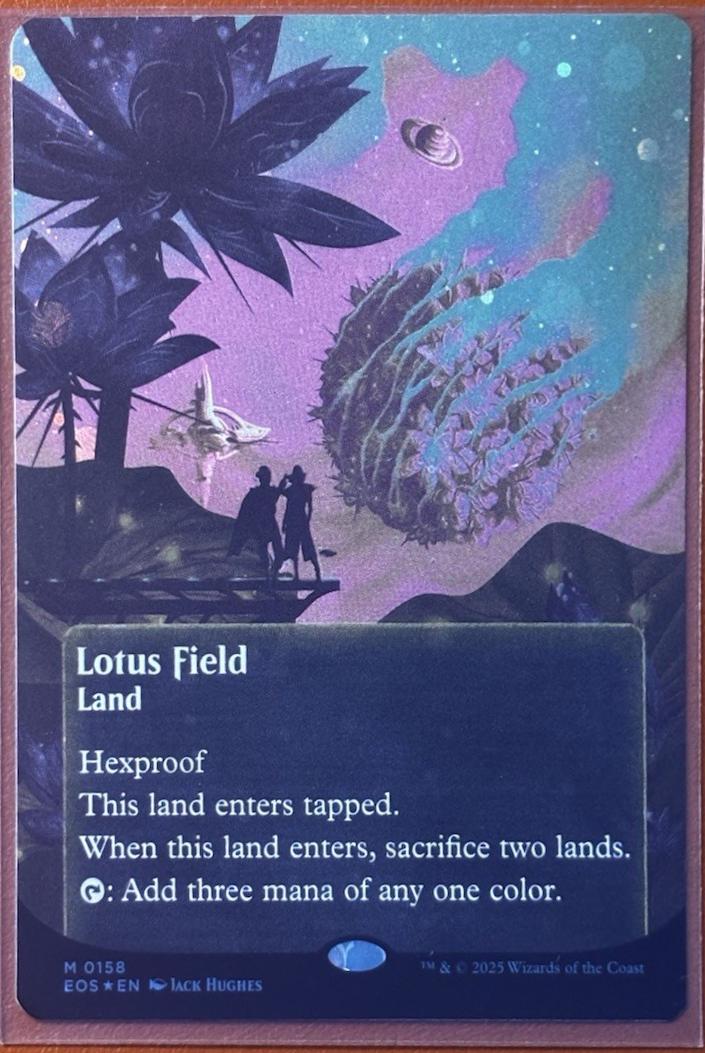 Lotus Field [Galaxy Foil Borderless Poster] #158