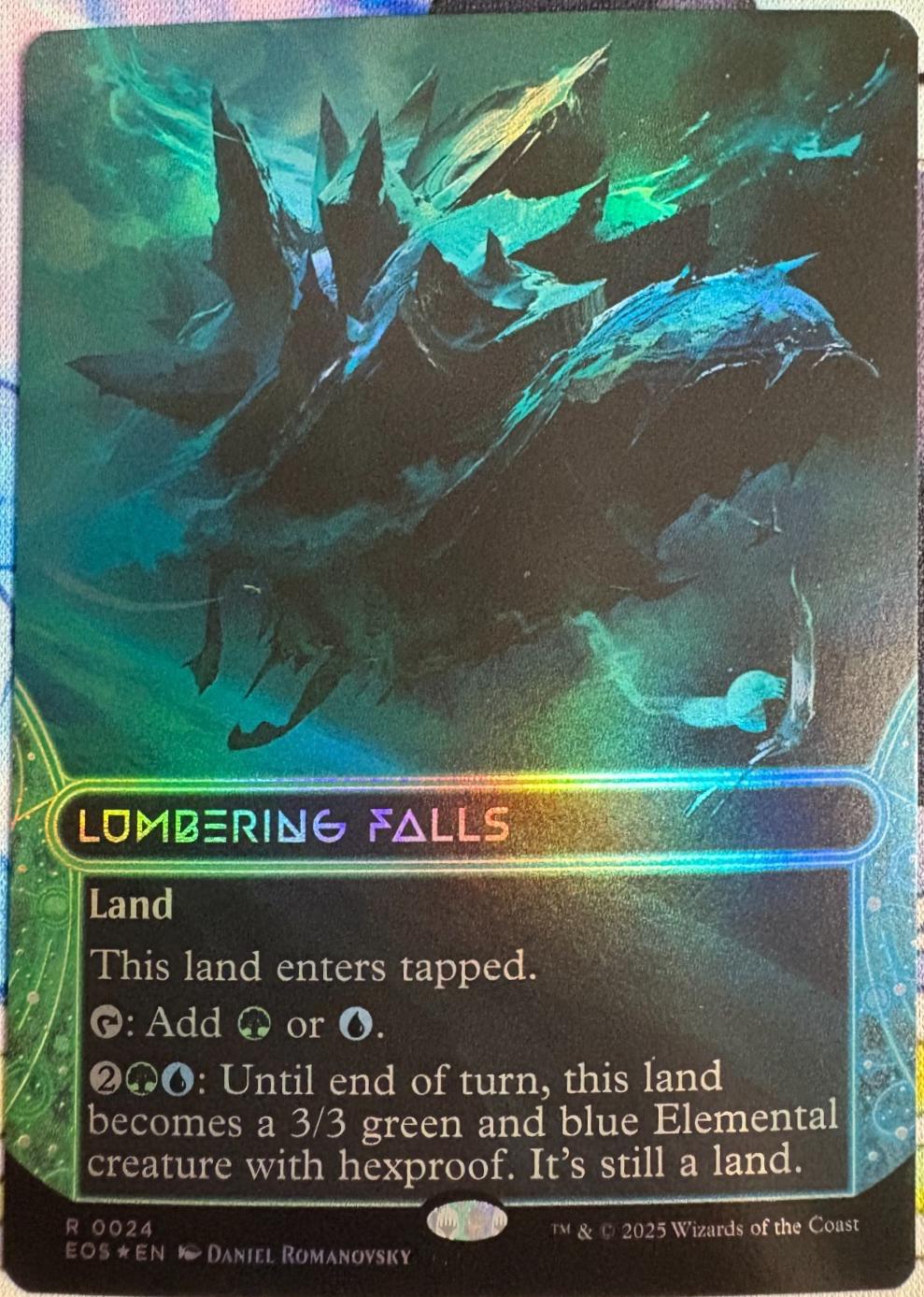 Lumbering Falls [Borderless Foil] #24