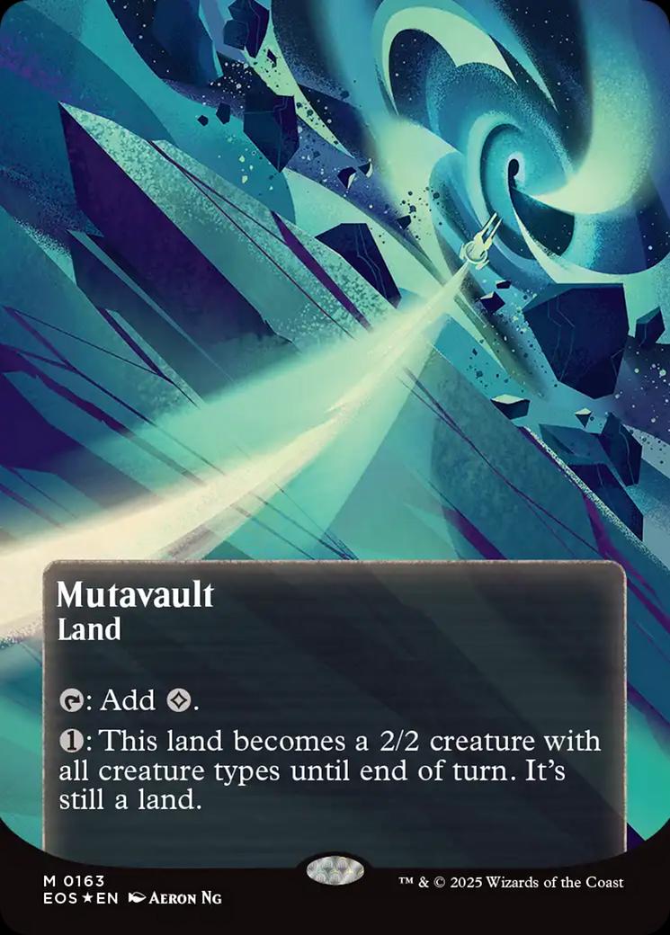 Mutavault [Galaxy Foil Borderless Poster] #163