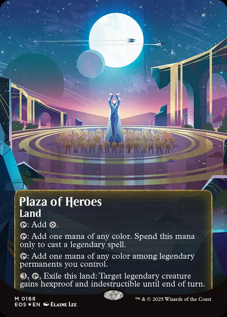 Plaza of Heroes [Galaxy Foil Borderless Poster] #168
