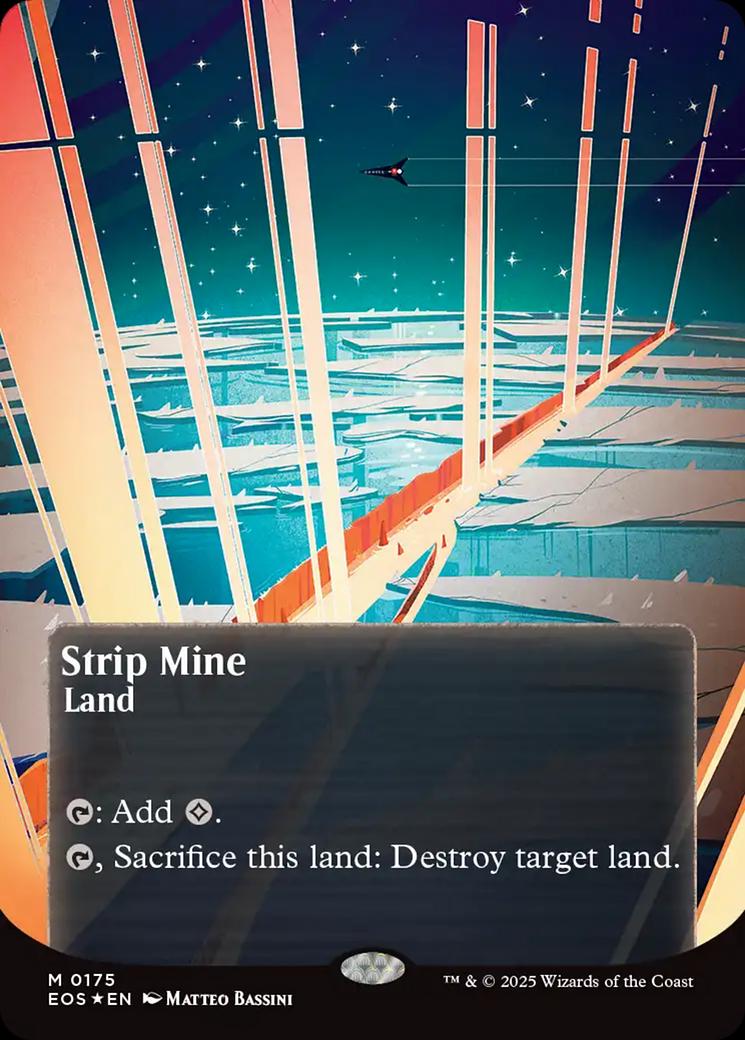 Strip Mine [Galaxy Foil Borderless Poster] #175
