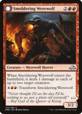 Smoldering Werewolf [Foil]