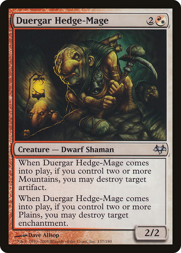 Duergar Hedge-Mage [Foil]