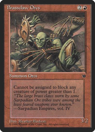 Brassclaw Orcs [Misprint]