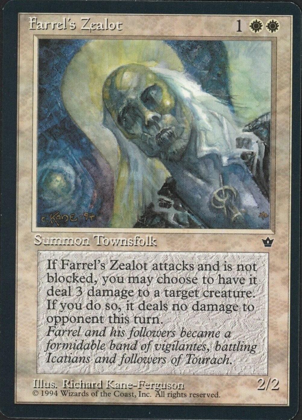 Farrel's Zealot [Wyvern Back Misprint]