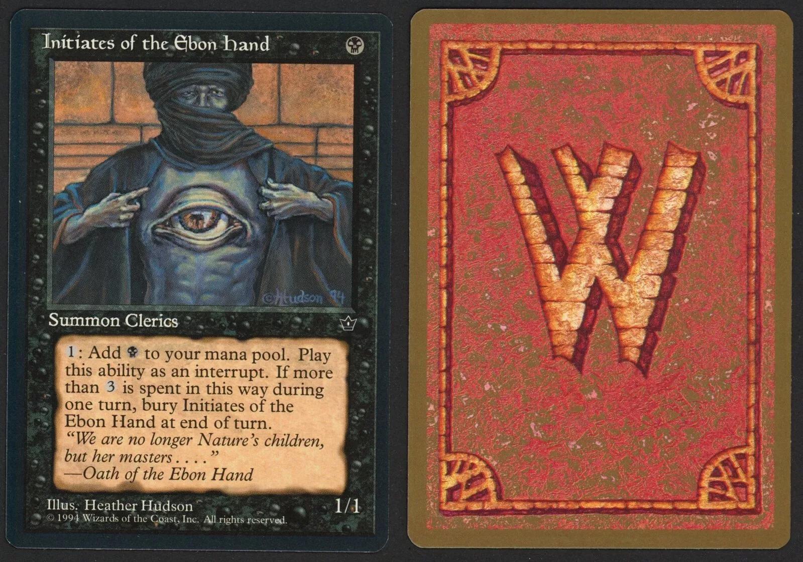Initiates Of The Ebon Hand [Misprint]