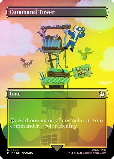 Command Tower [Borderless Foil] #360