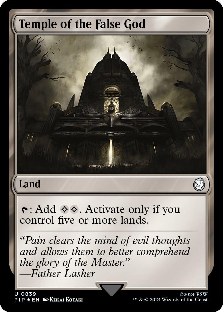Temple of the False God #839