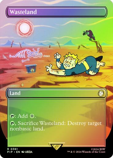 Wasteland [Borderless Foil] #361
