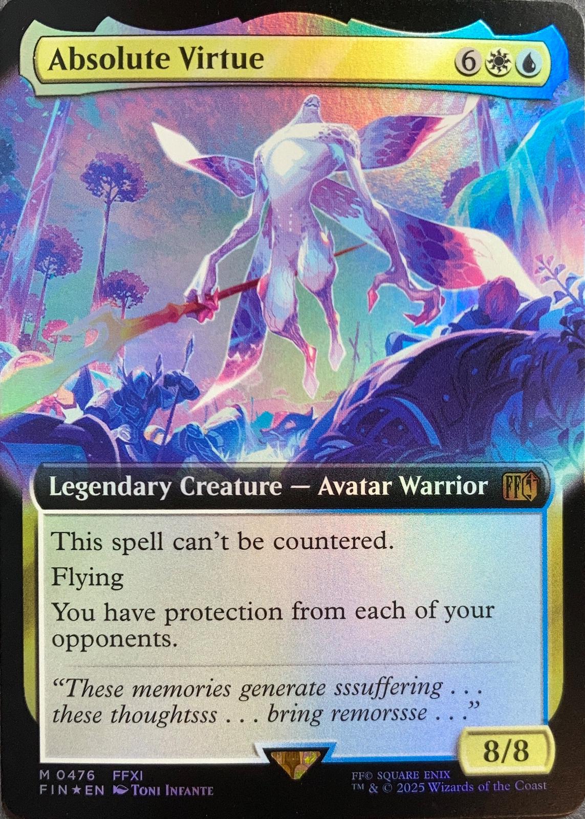Absolute Virtue [Extended Art Foil] #476
