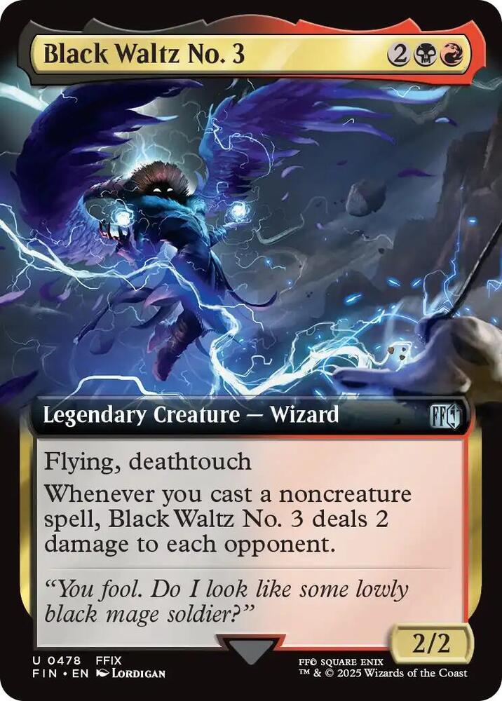 Black Waltz No. 3 [Extended Art Foil] #478