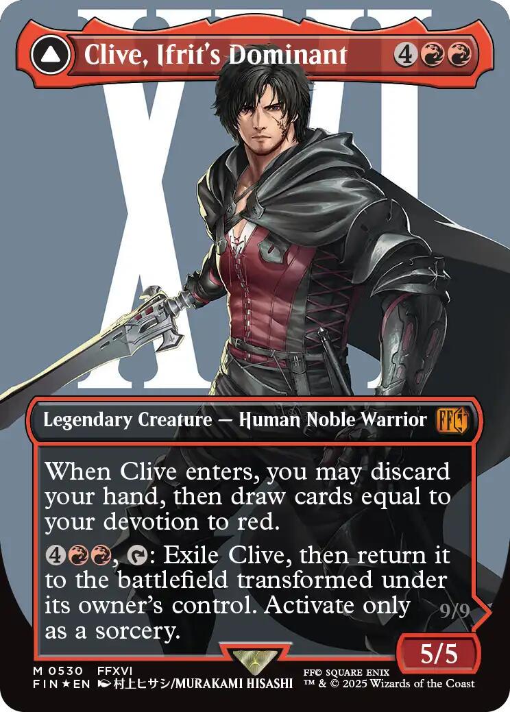 Clive, Ifrit's Dominant [Borderless Surge Foil] #530
