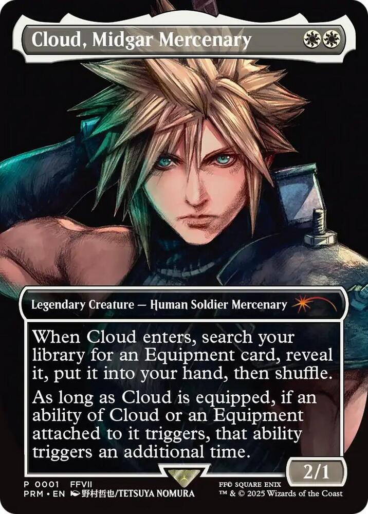Cloud, Midgar Mercenary [Promo Foil] #1