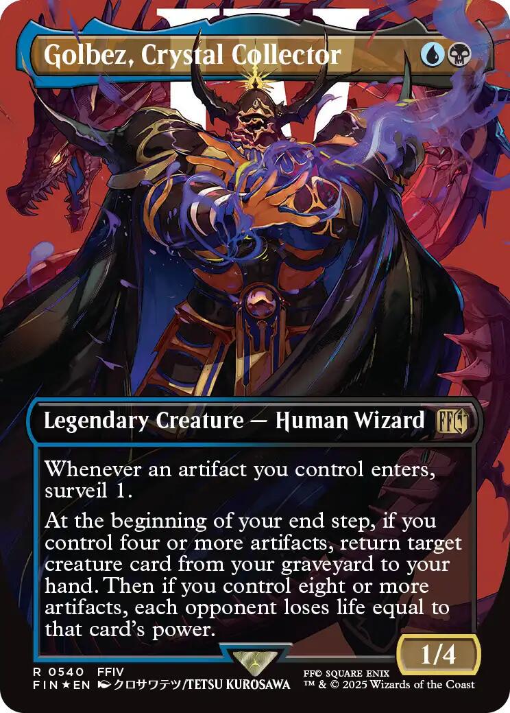 Golbez, Crystal Collector [Borderless Surge Foil] #540