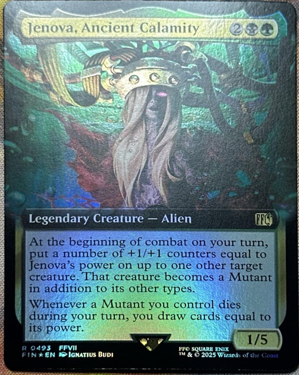 Jenova, Ancient Calamity [Extended Art Foil] #493