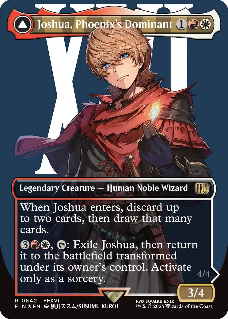 Joshua, Phoenix's Dominant [Borderless Surge Foil] #542