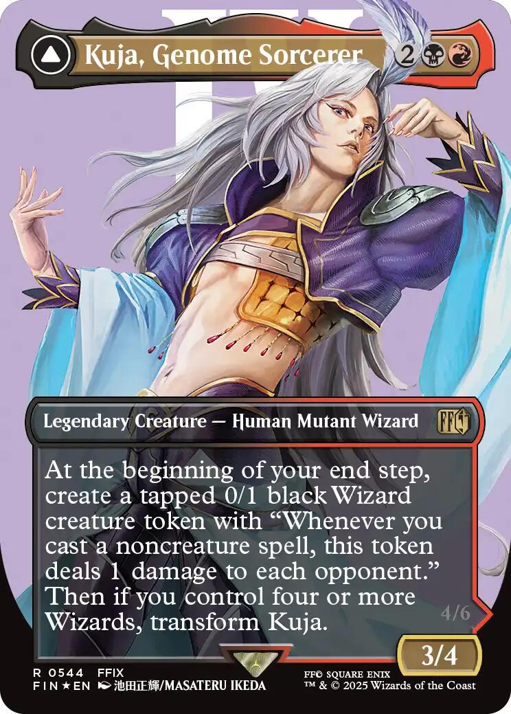 Kuja, Genome Sorcerer [Borderless Surge Foil] #544