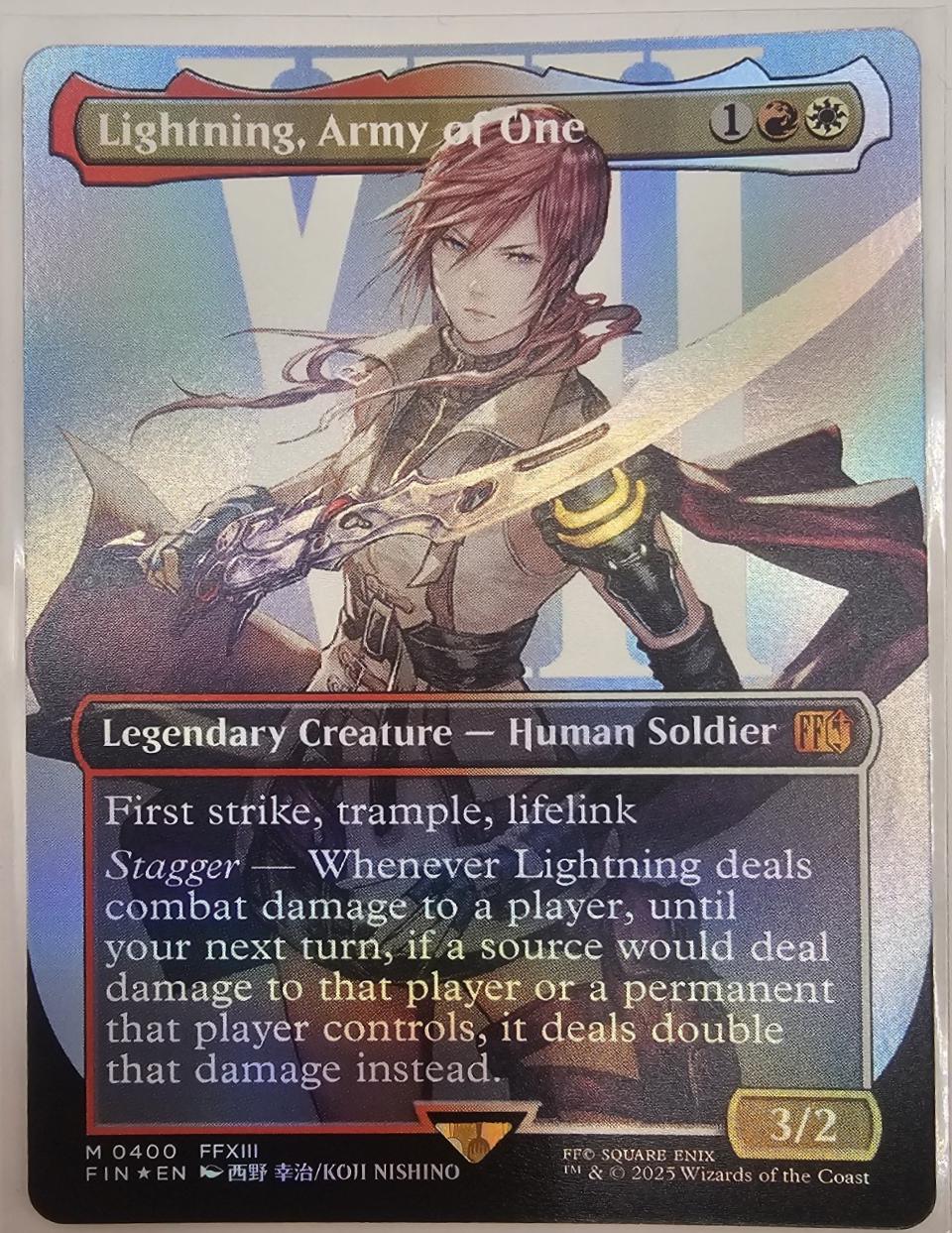Lightning, Army of One [Borderless Foil] #400