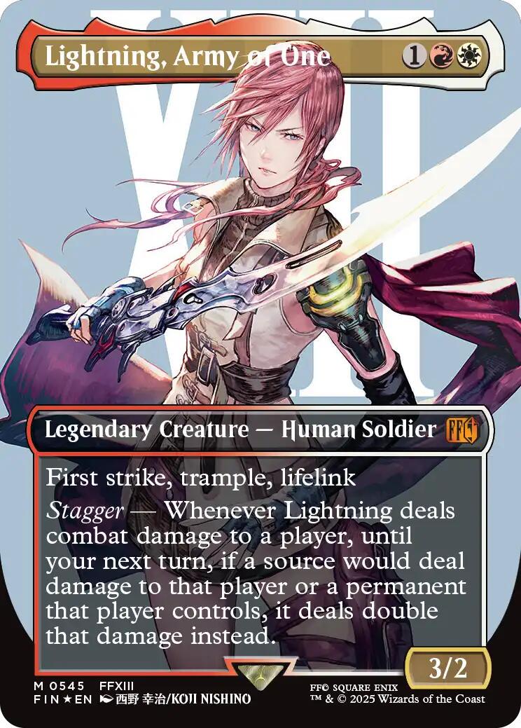 Lightning, Army of One [Borderless Surge Foil] #545