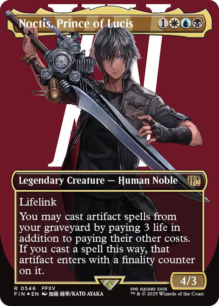 Noctis, Prince of Lucis [Borderless Surge Foil] #546
