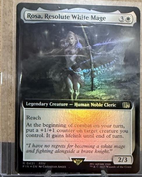 Rosa, Resolute White Mage [Extended Art Foil] #431