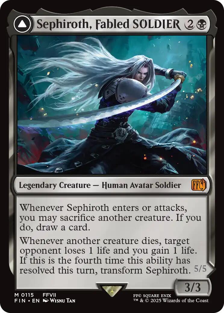 Sephiroth, Fabled SOLDIER #115