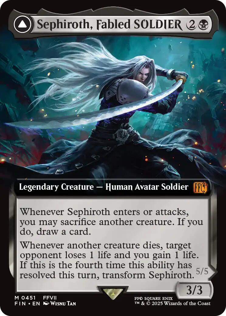 Sephiroth, Fabled SOLDIER [Extended Art] #451